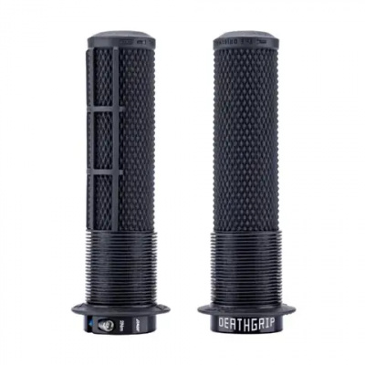 DMR DeathGrip 2 Handlebar Grips in Black - Flanged - Thin