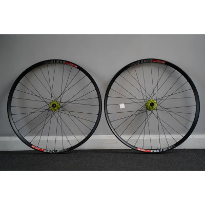 DT Swiss EX511 and Green DT Swiss 350 Handbuilt Wheelset - 29 Boost