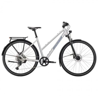 Diamant Mahon Trip Plus Mid Step Hybrid Bike in Halbmond Metallic