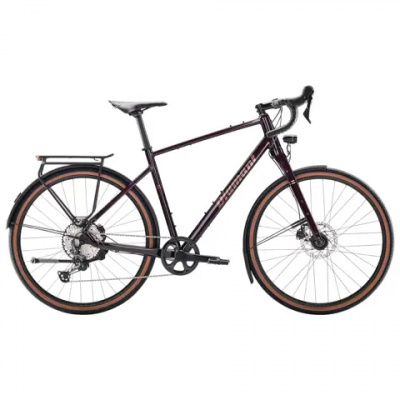 Diamant Nhoma Step Over Gravel Bike in Schwarzkirsch Metallic