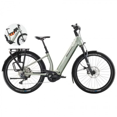 Diamant Suvea Trip Pro Low Step 800Wh Electric Hybrid Bike in Heugrun