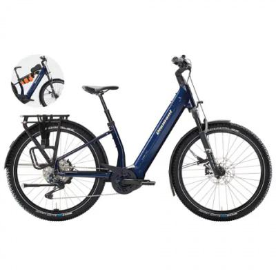 Diamant Suvea Trip Pro Low Step 800Wh Electric Hybrid Bike in Mitternachtsblau