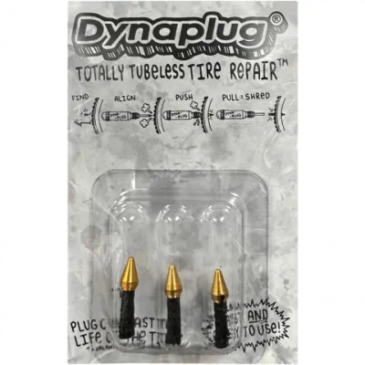 Dynaplug Soft Nose Tip Tubeless Puncture Repair Plugs - 3 Pack