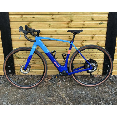 Ex Hire TREK Checkpoint+ SL5 360Wh Electric Gravel Bike in Fjord Blue and Cobalt Blue