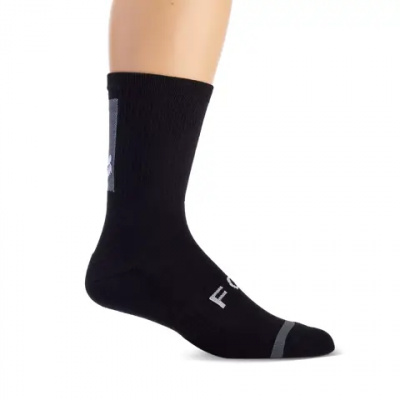 Fox 8 Defend Sock in Black