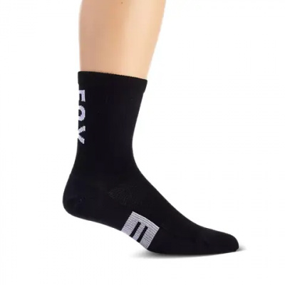 Fox 6 Inch Flexair Merino Socks in Black
