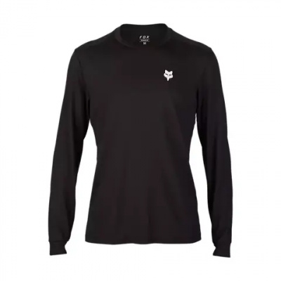 Fox Ranger Shepherds Drirelease Long Sleeve Mountain Bike Jersey in Black