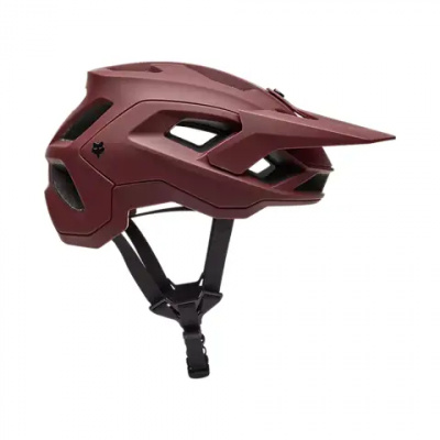 Fox Speedframe Solid Mountain Bike Helmet in Rust Brown