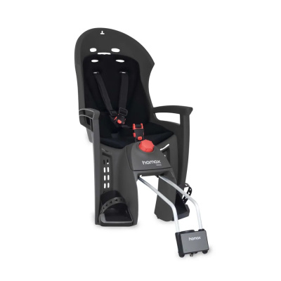 Hamax Siesta Rear Mounted Bicycle Child Seat with Lockable Bracket in Black and Grey