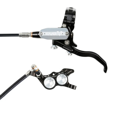 Hope Tech 4 EVO GR4 Left Hand Brake Lever and Calliper in Black and Silver