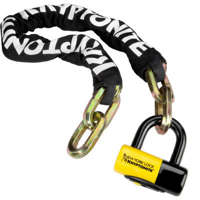Kryptonit New York Fahgettaboudit 100cm Chain lock with Diamond Sold Secure NY Disc Lock