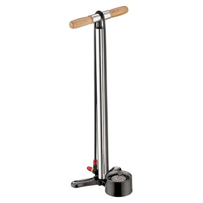 Lezyne Alloy Floor Drive Track Pump in Silver