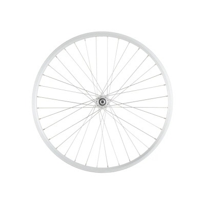 M Parts MTB Rear Wheel Nutted Screw On silver 26 inch