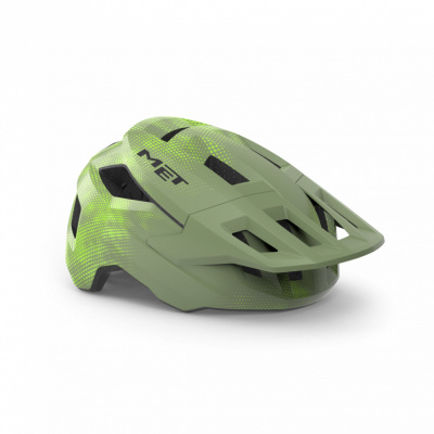 MET Shelter Youth MIPS Mountain Bike Helmet in Green - Uni-Size 52-56cm