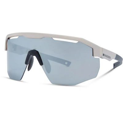 Madison Cipher Sunglasses in Desert Sand and Silver Mirror