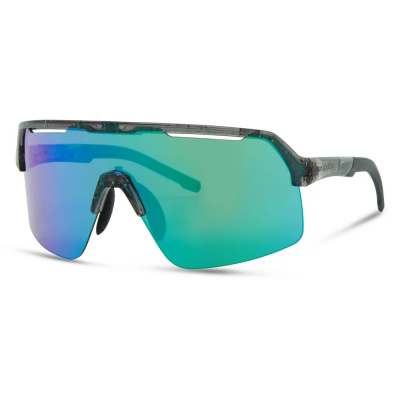 Madison Crypto Air Sunglasses in Gloss Smoke Green Splatter with 3 Lens Pack