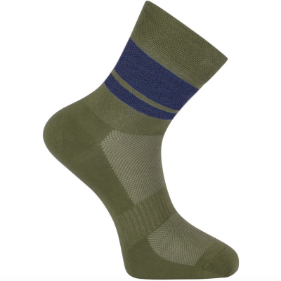 Madison Freewheel Cycling Socks in Midnight Green