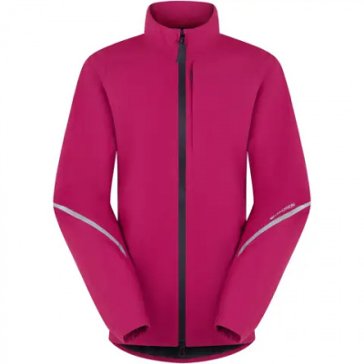 Madison Freewheel Women's Waterproof Cycling Jacket in Magenta Pink