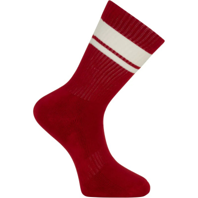 Madison Roam Isoler Crew Sock in Mineral Red