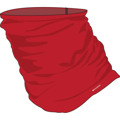 Madison Roam Merino Necktube in Mineral Red