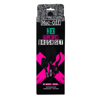 Muc-Off 3x Premim Brush Set