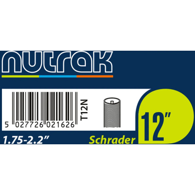 Nutrak Schrader Inner Tube - 12 x 1.75 - 2.125