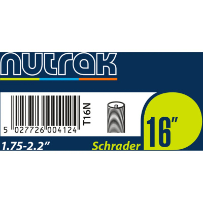 Nutrak Schrader Inner Tube - 16 x 1.75 - 2.125