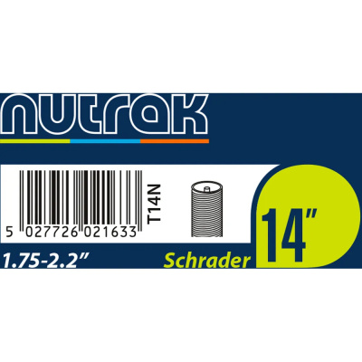 Nutrak Schrader inner Tube - 14 x 1.75 - 2.125