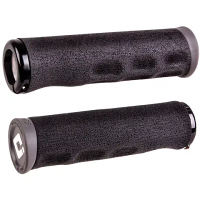 ODI Dread Lock MTB Grips in Black Grey - 130mm