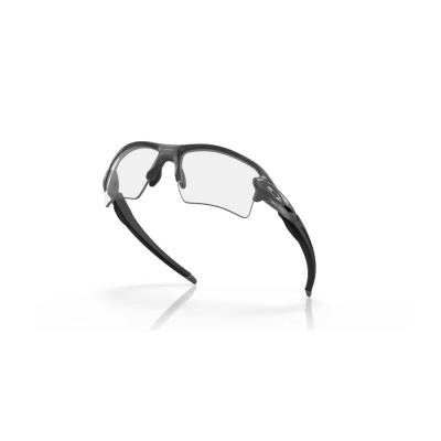 Oakley Flak 2.0 XL Sunglasses in Steel and Photocrhromic Clear to Black Iridium