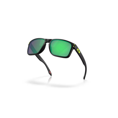 Oakley Holbrook Court Collection Sunglasses in Matte Black with Prizm Road Jade Lenses