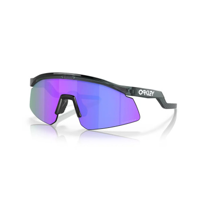 Oakley Hydra Sunglasses in Crystal Black with Prizm Violet Lenses