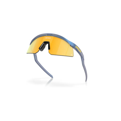 Oakley x Fortnite Hydra Sunglasses in Matte Cyan Blue and Clear Shift with Prizm 24K Lenses