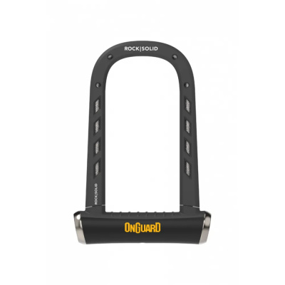 OnGuard Diamond Sold Secure Rocksolid Bicycle Lock in Black and Yellow