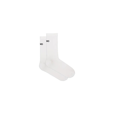 POC Cadence Road Cycling Long Socks in Hydrogen White