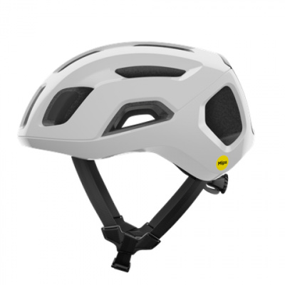POC Ventral Air MIPS Cycling Helmet in Hydrogen White and Uranium Black