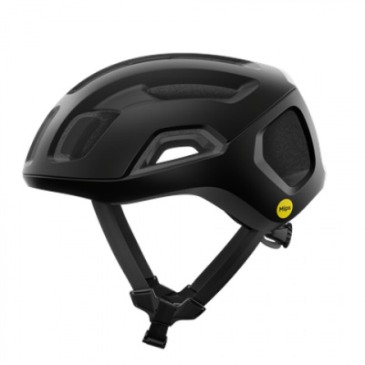 POC Ventral Air MIPS Cycling Helmet in Matt Uranium Black and Hydrogen White