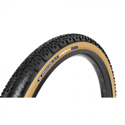 Panaracer TLR GravelKing X1 Plus TLR Gravel Tyre in Black and Brown - 700c