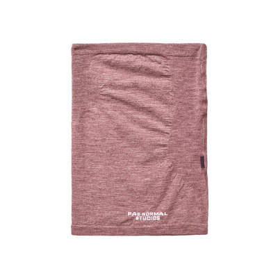 Pas Normal Studios Logo Merino Knit Necktube in Maroon
