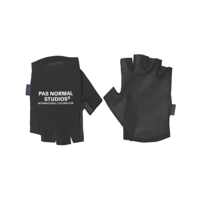 Pas Normal Studios Logo Race Mitts in Black