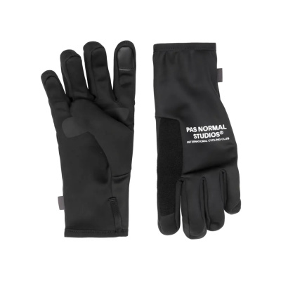 Pas Normal Studios Logo Thermal Gloves in Black