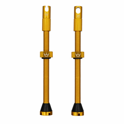 Peaty's X Chris King Tubeless MK2 Valves Gold
