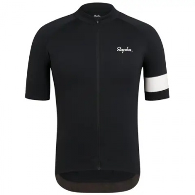 Rapha Core Short Sleeve Cycling Jersey in Black