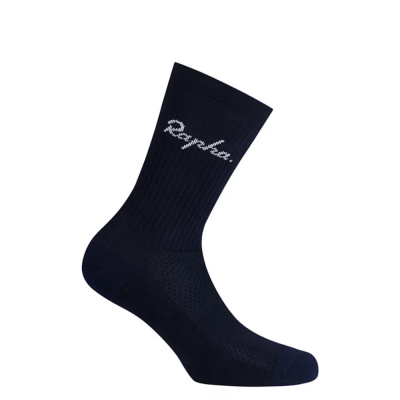 Rapha Cotton Crew Socks in Night Sky and Basic White