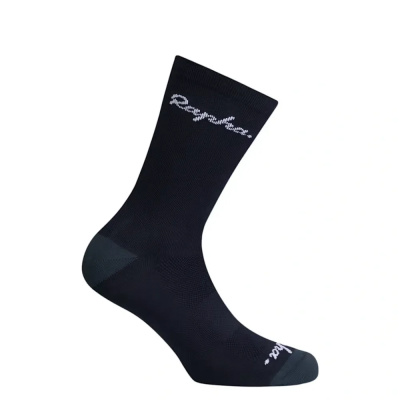 Rapha Logo Socks in Dark Navy and Black