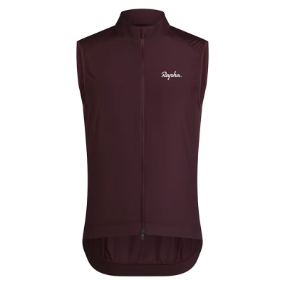 Rapha Men's Core Gilet in Mahogany and White