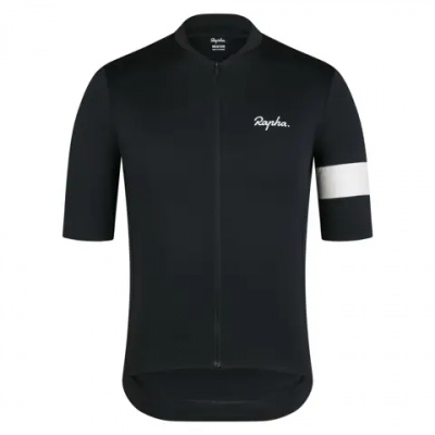 Rapha Mens Core Jersey in Black and White