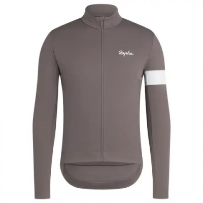 Rapha Men's Core Winter Jacket in Mushroom and White
