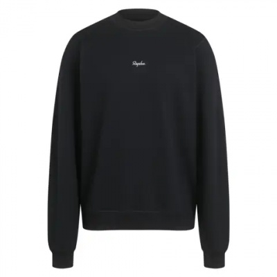 Rapha Men's Crewneck Cotton Sweatshirt in Black
