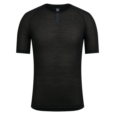 Rapha Men's Merino Lightweight Short Sleeve Base Layer in Black